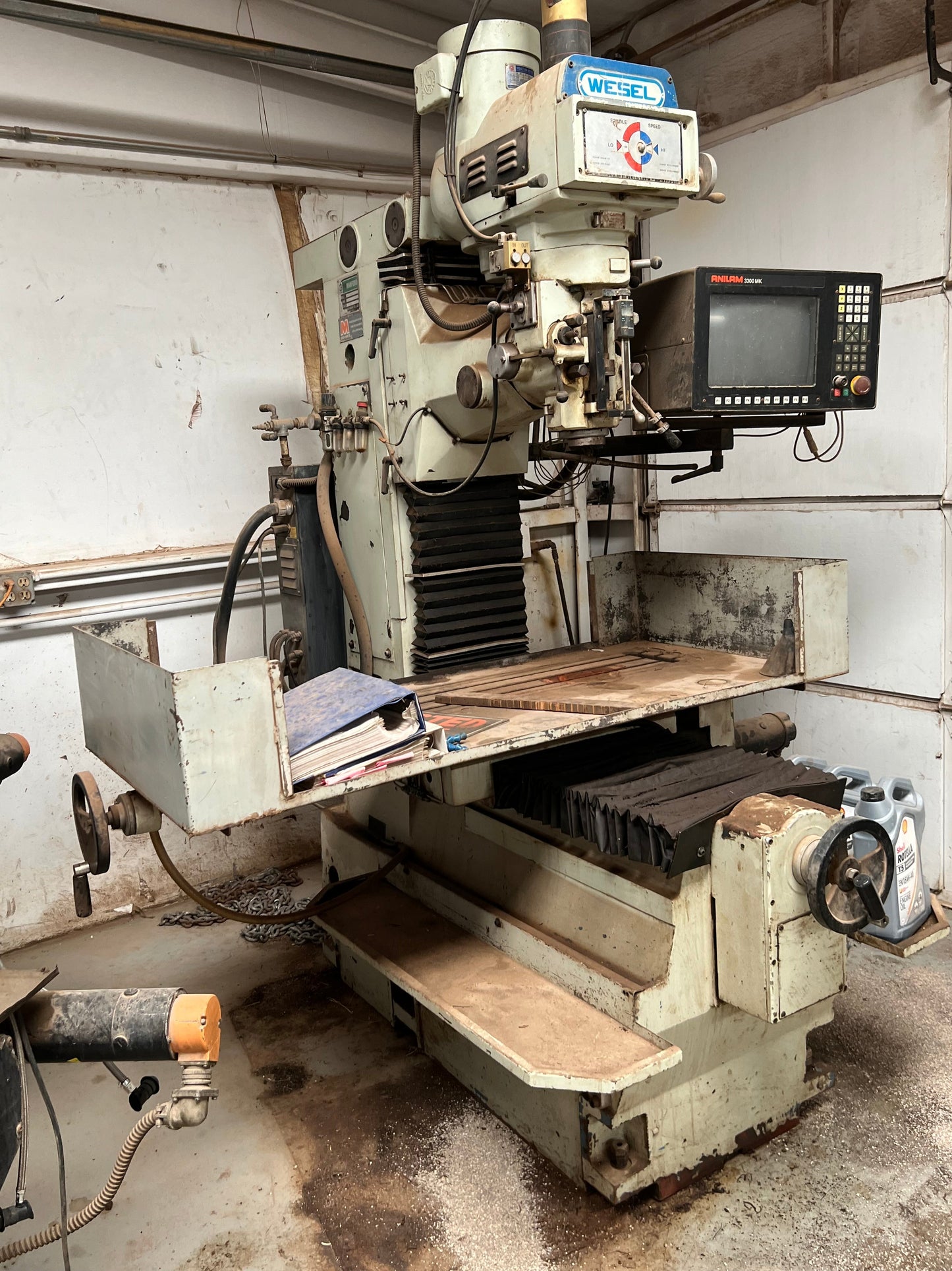 MF8180CNC WESEL MANFORD Vertical CNC Bed Mill