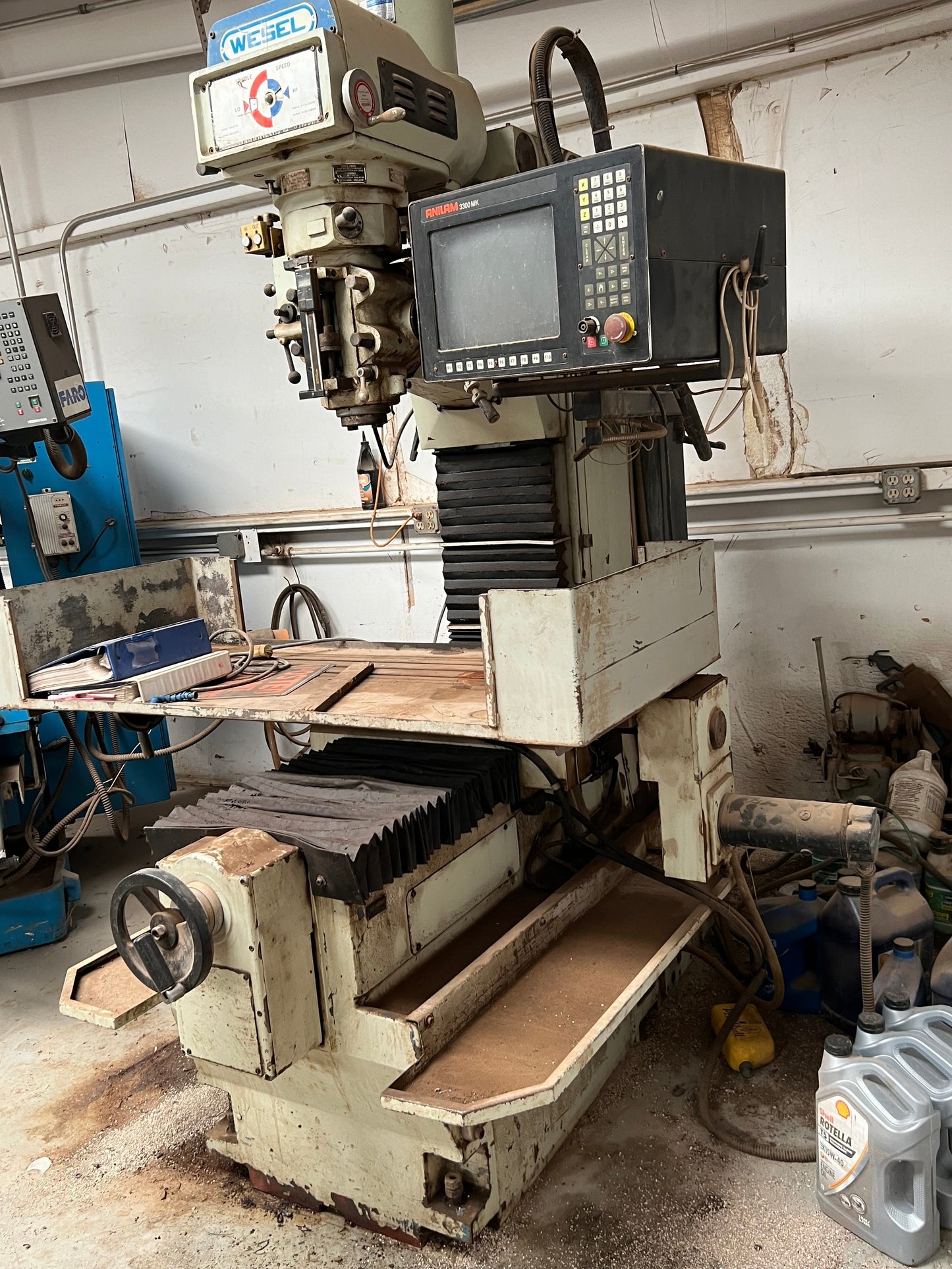 MF8180CNC WESEL MANFORD Vertical CNC Bed Mill