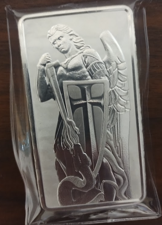 10 Ounce Silver Bar | St. Michael