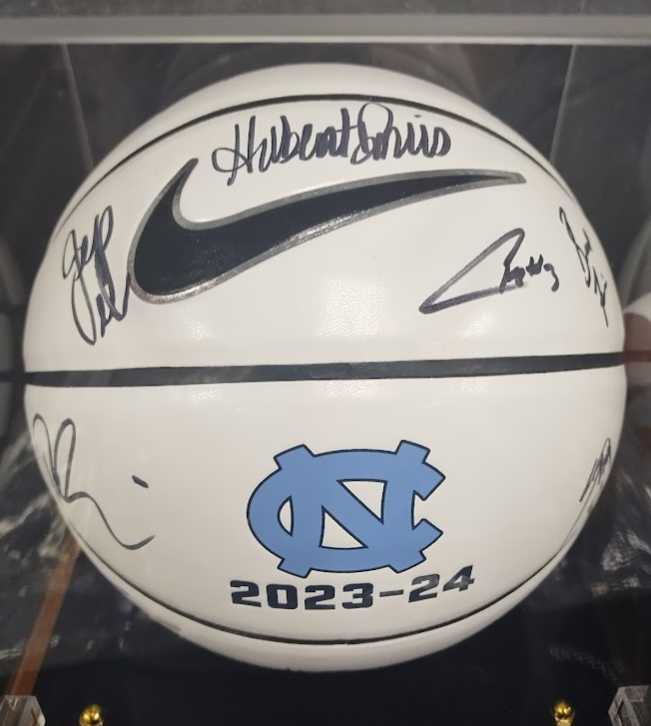 Basketball Signed by Every Member of the 2023-24 UNC Men's Basketball Team - Exclusive Sports Memorabilia