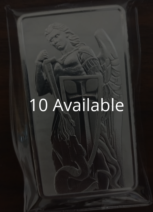 10 Ounce Silver Bar | St. Michael - Seller7