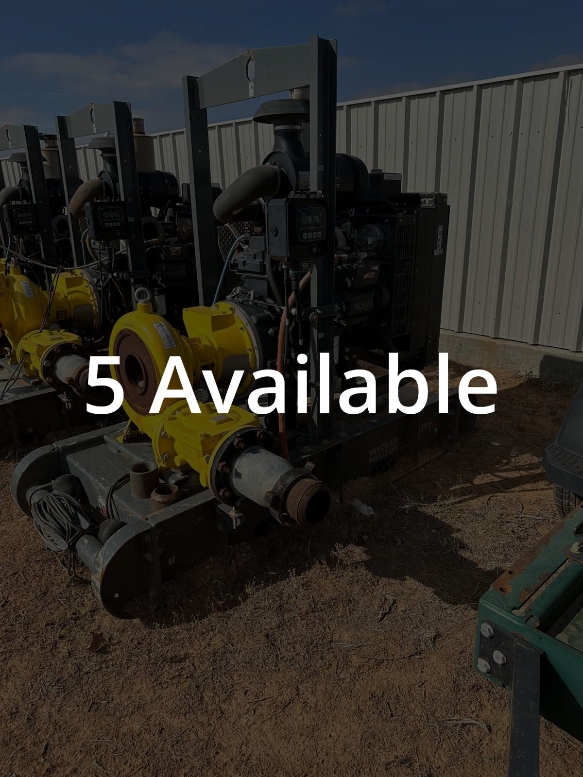 2019 6x6 Wacker Neuson Transfer Pump