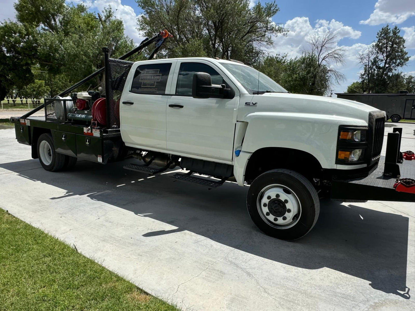 2023 International CV515 Gin Pole Flatbed