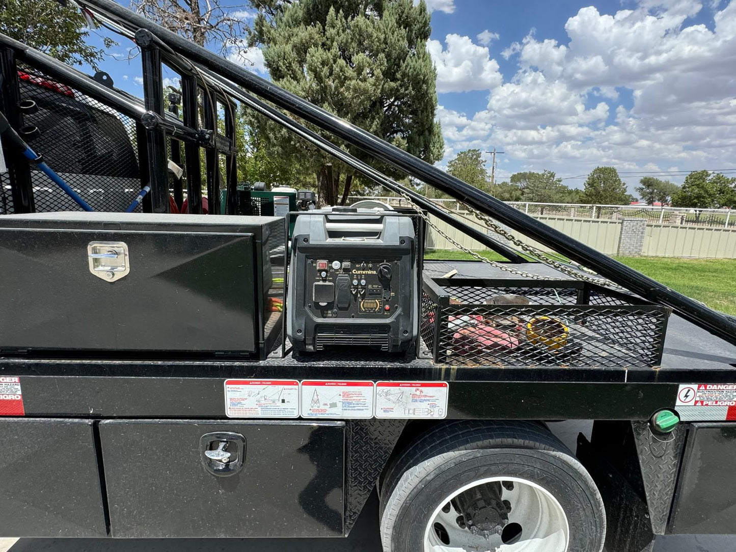 2023 International CV515 Gin Pole Flatbed