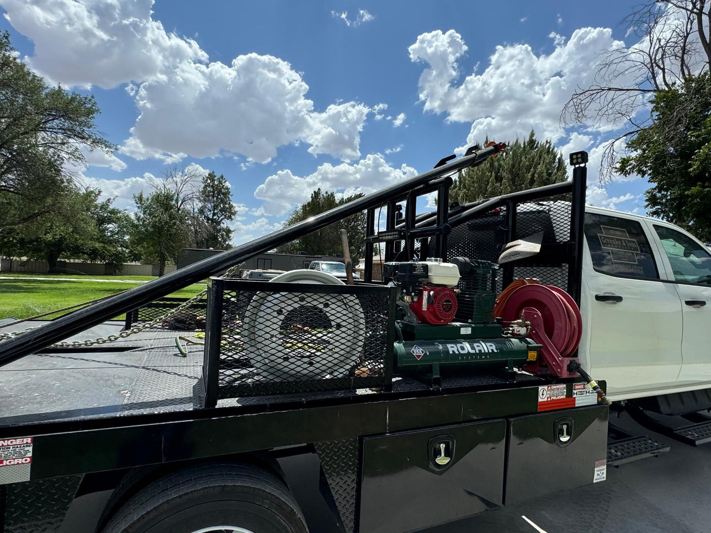 2023 International CV515 Gin Pole Flatbed