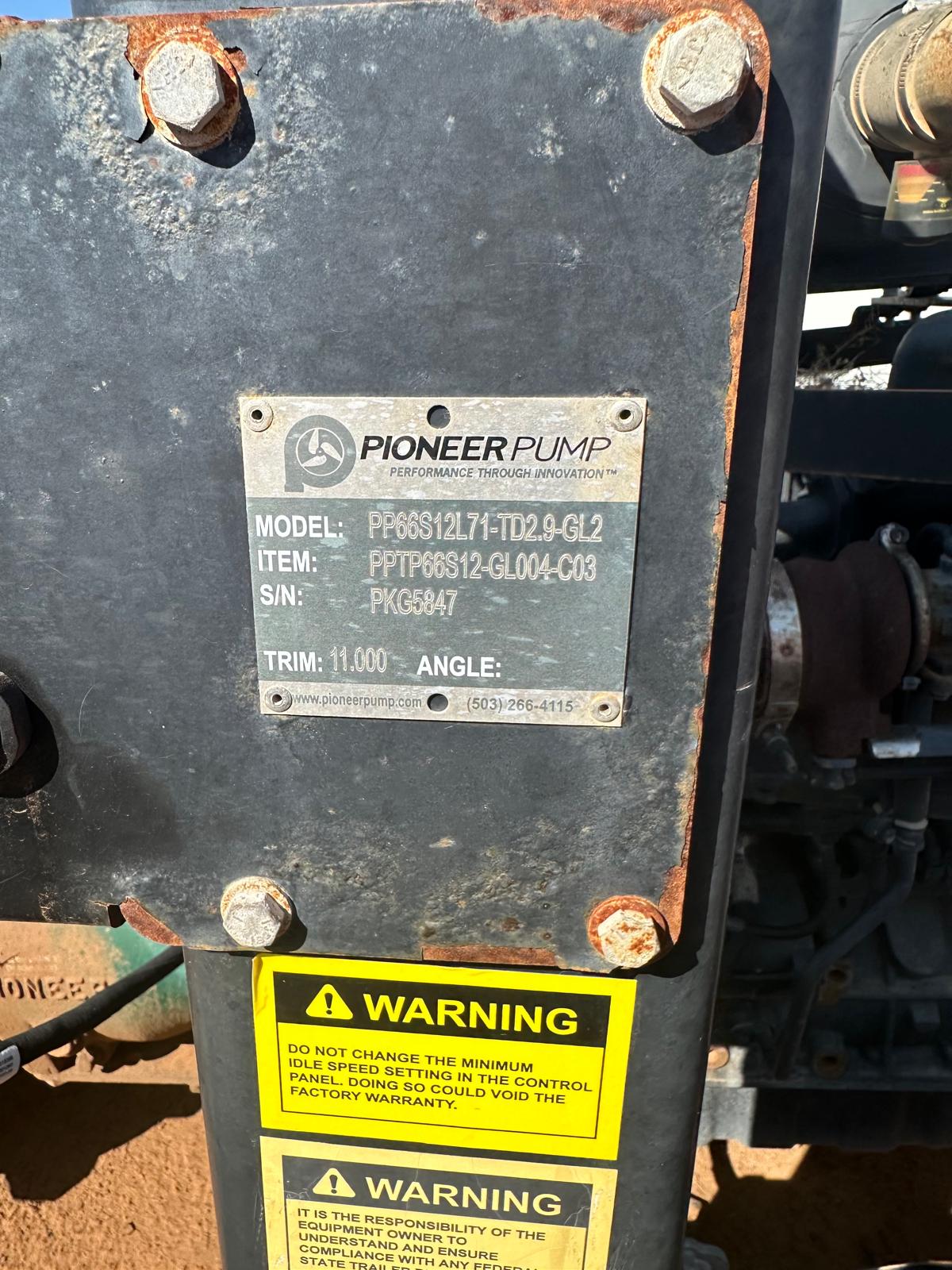 2019 Pioneer 4x4 Transfer Pump