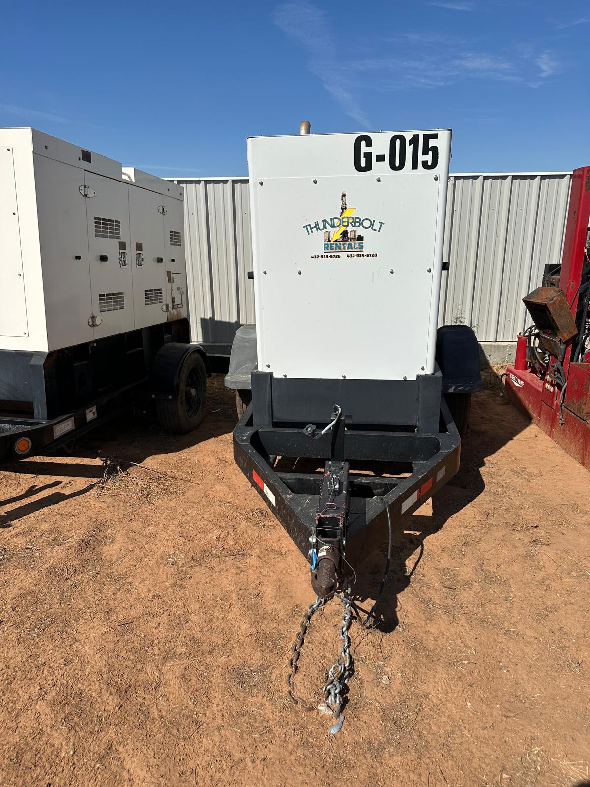 2018 Hipower Trailer Mounted Generator 45kw