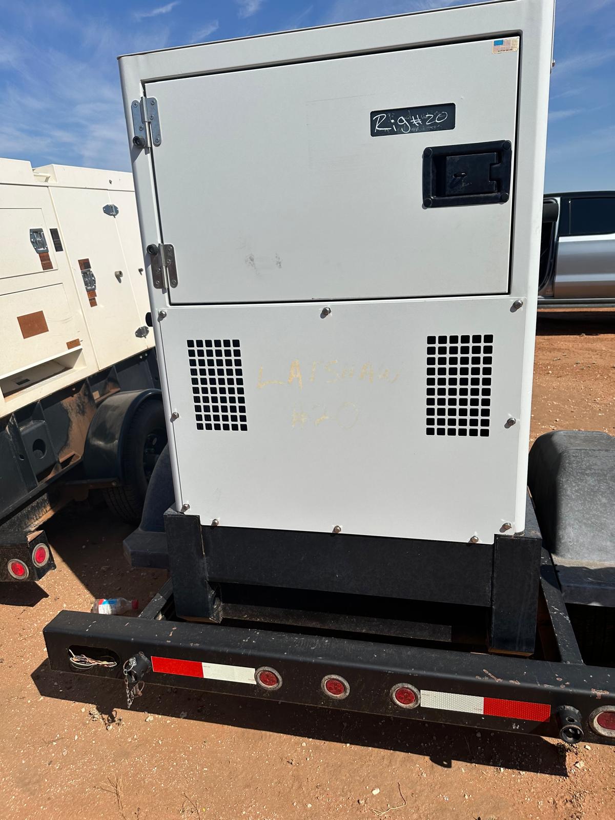 2018 Hipower Trailer Mounted Generator 45kw