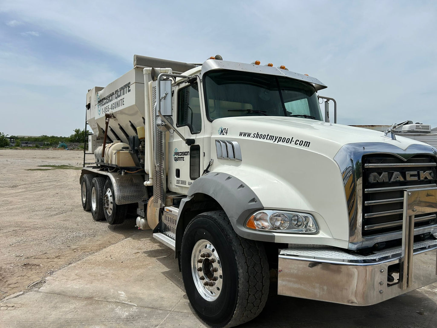 2021 Mack Granite With Frac Gunite Mixer