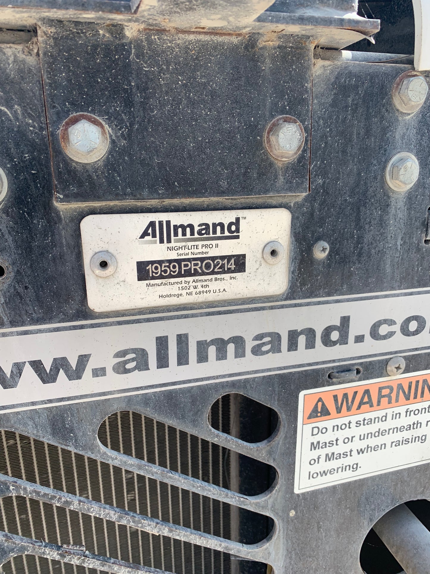 2013 Allmand Bros Night-Lite Pro II