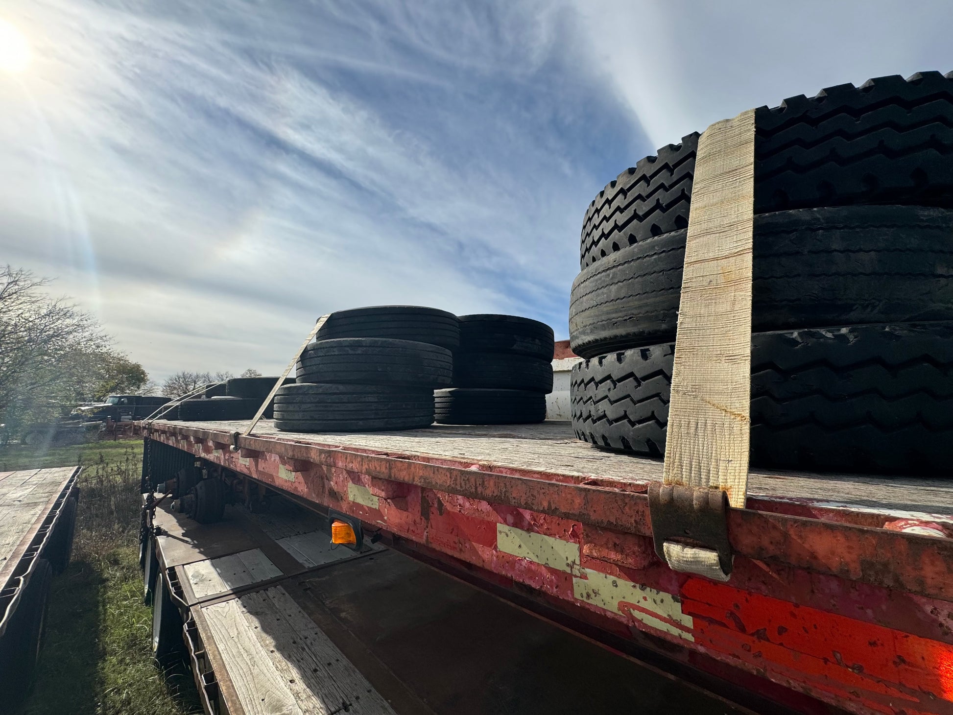 "1985 Great Dane Flatbed Trailer - 45 Feet | Used Construction Equipment | Buy and Sell Pre-Owned Trailers"