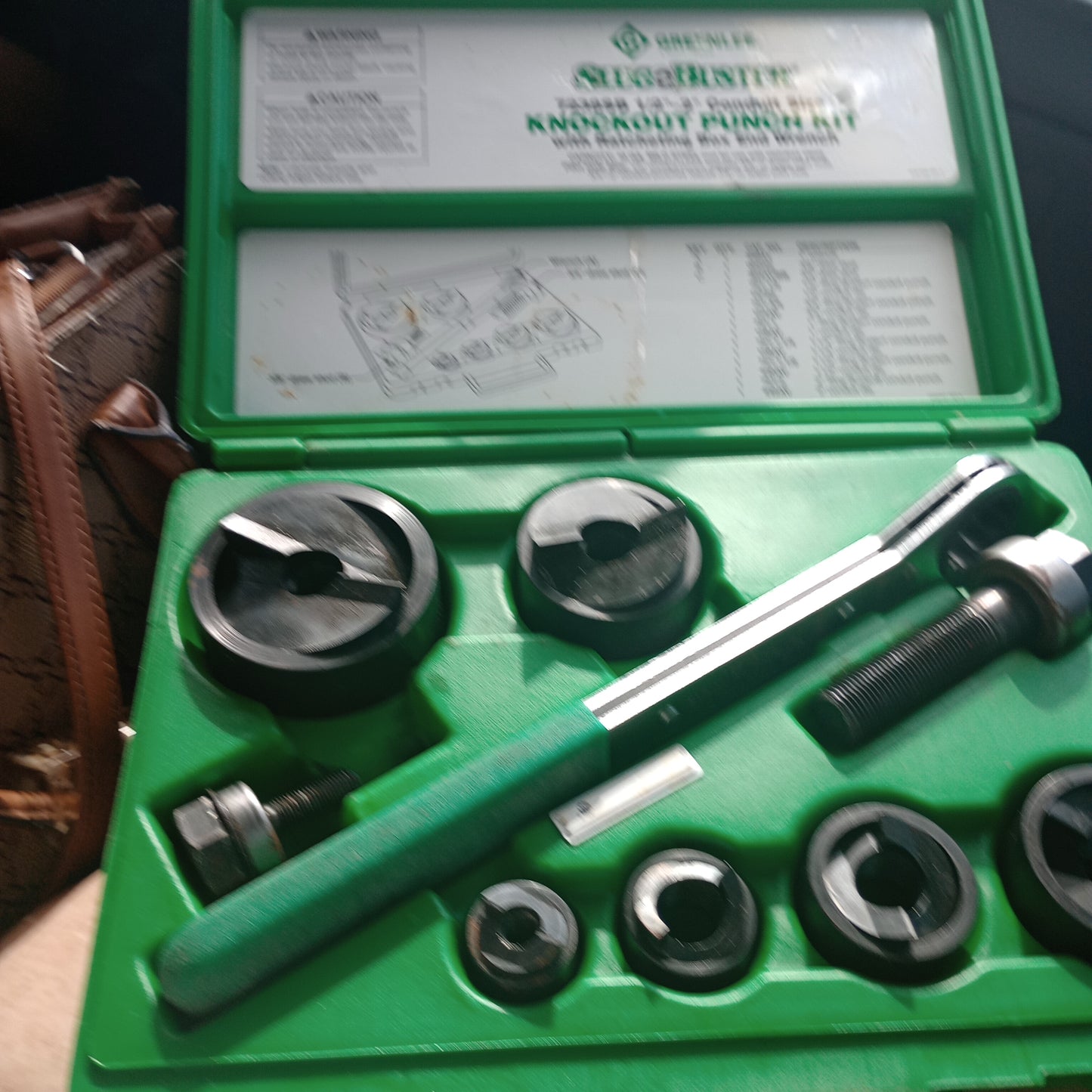 Greenlee 7238SB Knockout Punch Set