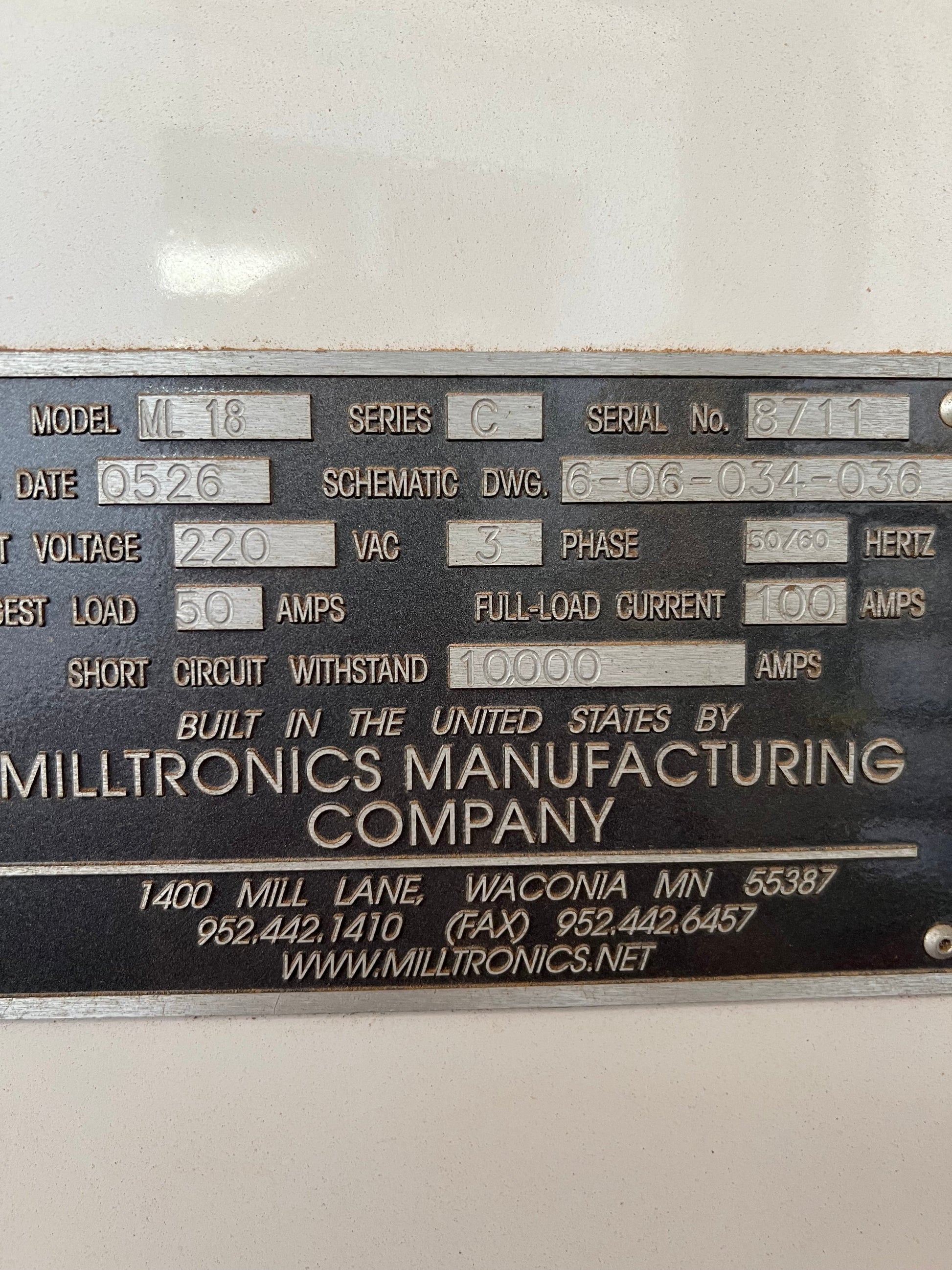 Milltronics ML-18 CNC Machine