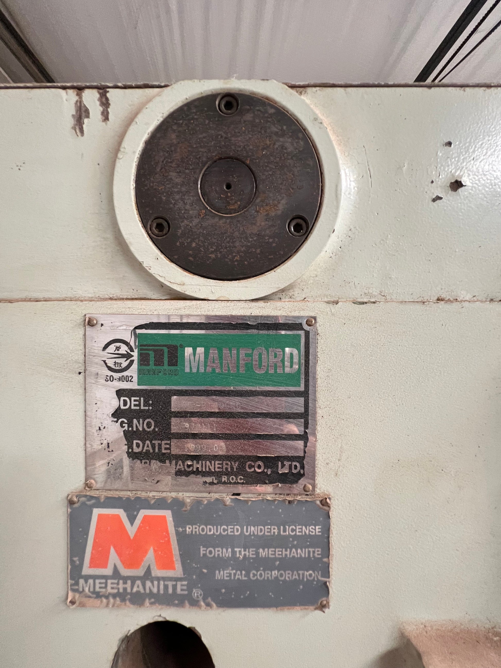 MF8180CNC WESEL MANFORD Vertical CNC Bed Mill