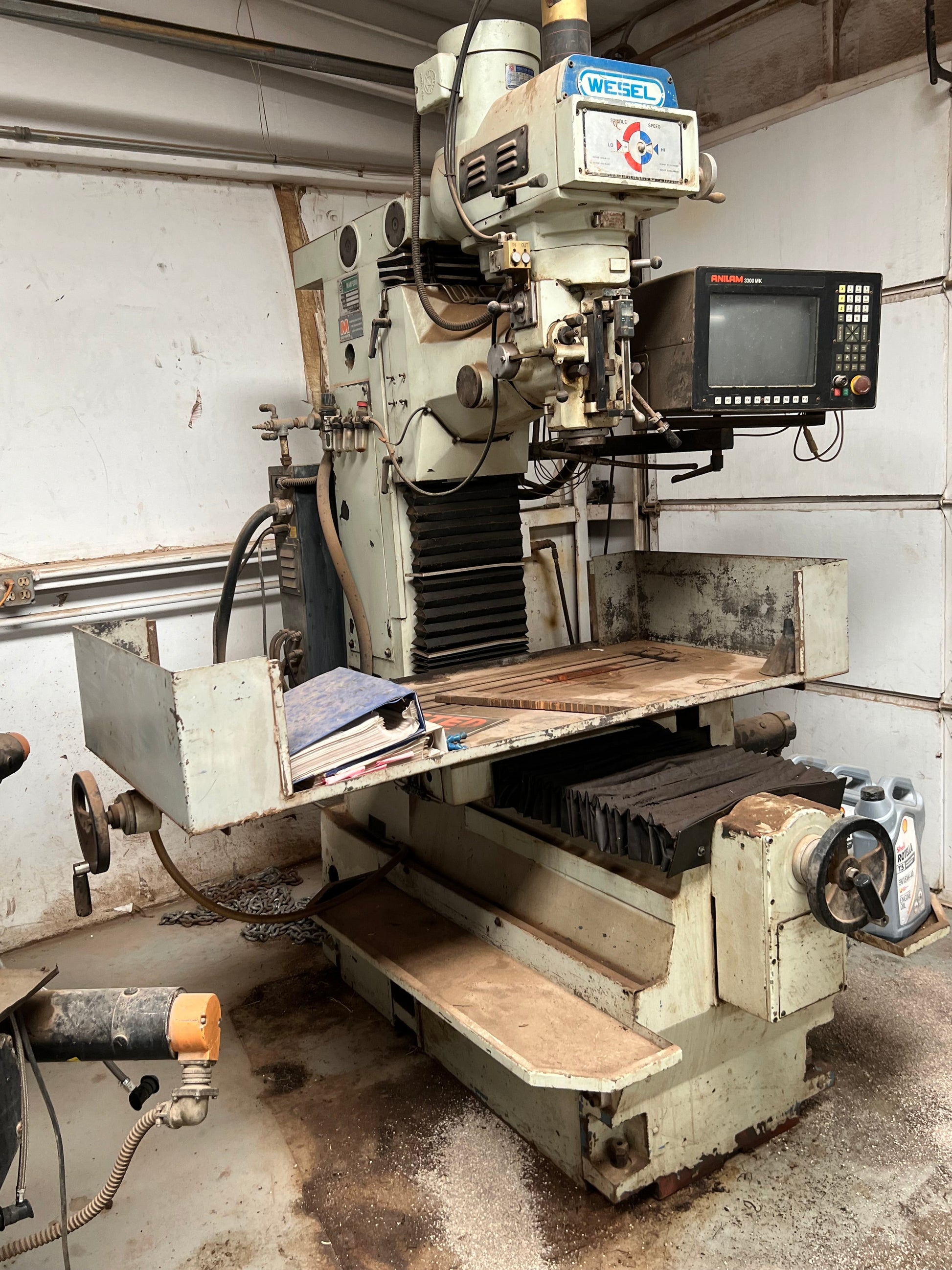 MF8180CNC WESEL MANFORD Vertical CNC Bed Mill