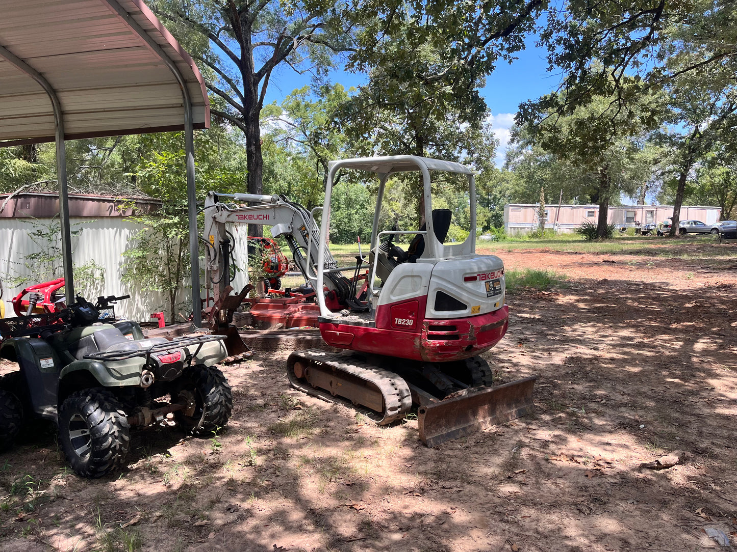 2016 Takeuchi Mini Excavator TB230 With Hydraulic Thumb