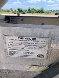 1994 Heil Pneumatic Tanker Trailer