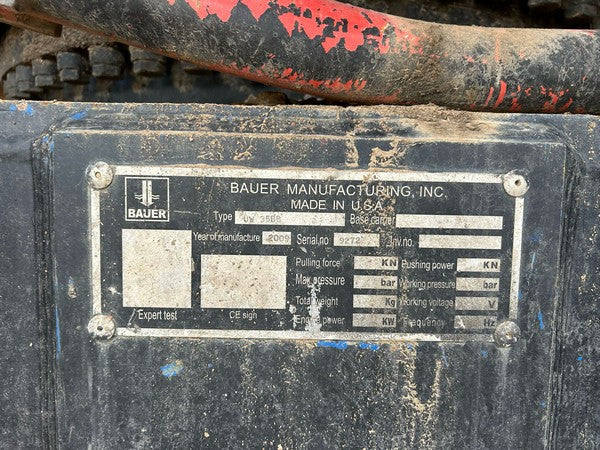 2009 Bauer BG12H Piling Rig