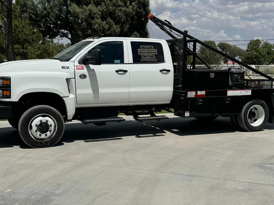 2023 International CV515 Gin Pole Flatbed