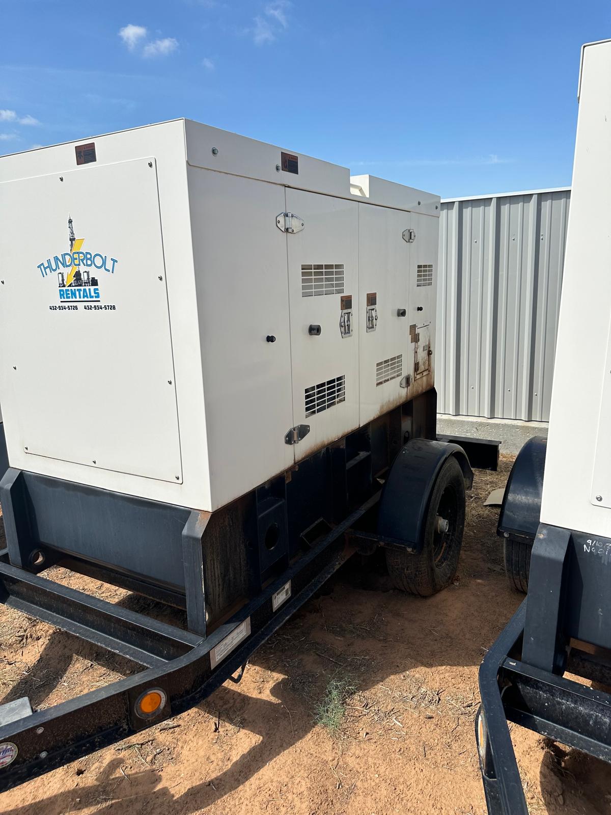 Ultraquip 45kw Trailer Mounted Generator
