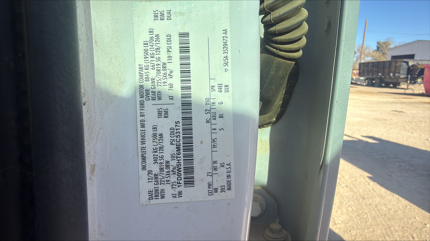 2021 Ford F550 PortaPotty Vac Truck